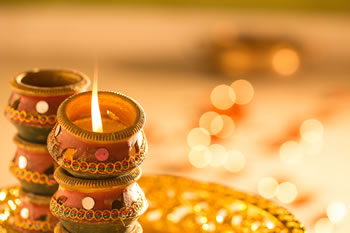 Diwali candles