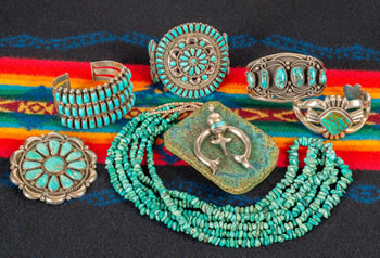 Native American turquoise jewelry
